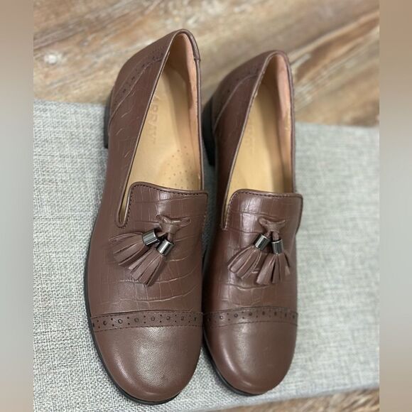 Array Leather Brown tassel loafer - Picture 4 of 9
